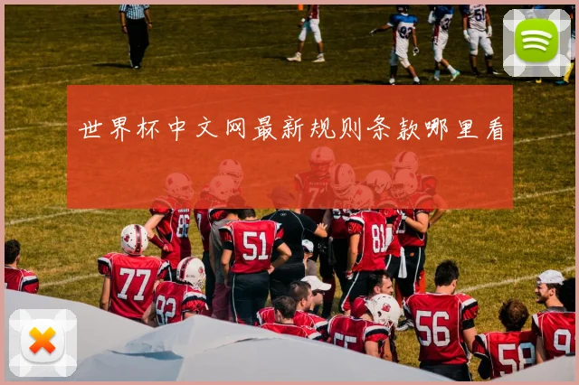 世界杯中文网最新规则条款哪里看